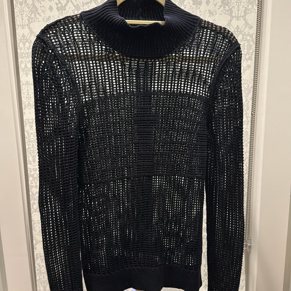 All Saints navy blue sweater